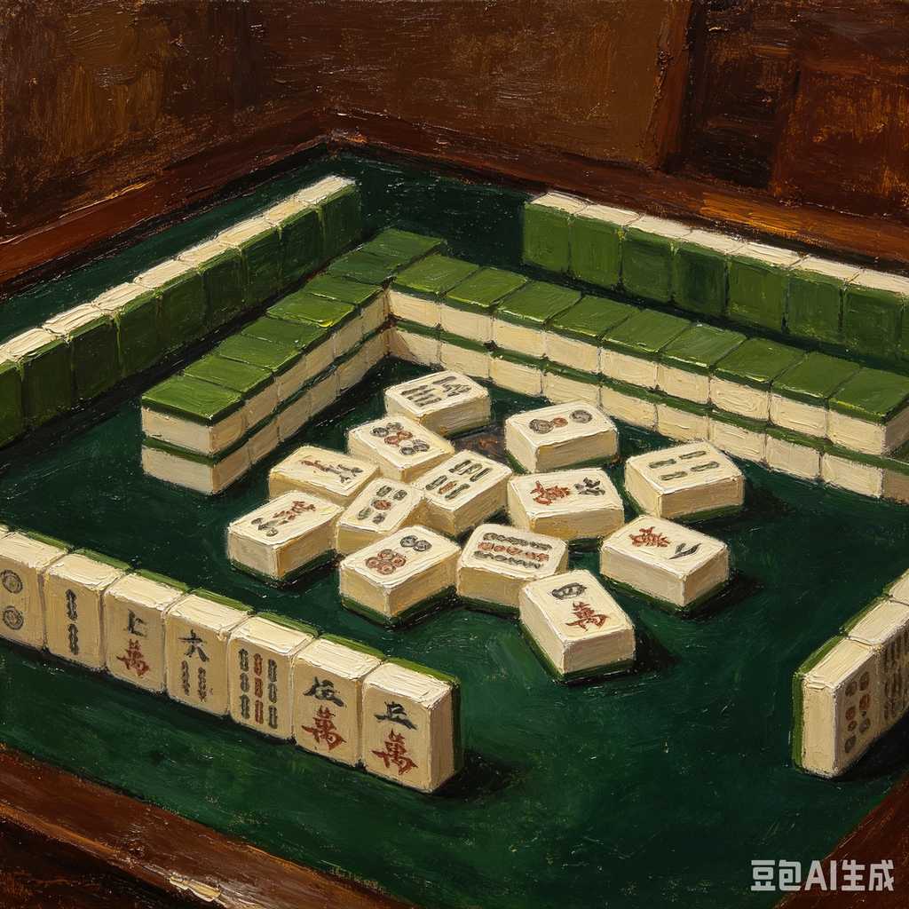 pink crystal mahjong set
