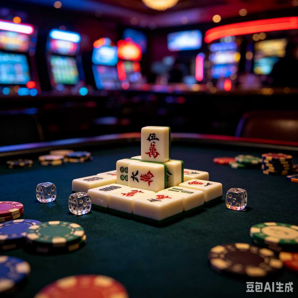 mahjong set for home entertainment