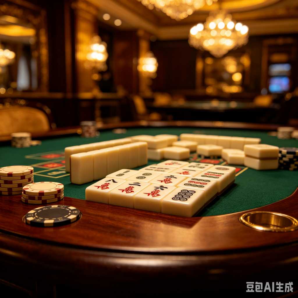 mini travel mahjong set lightweight